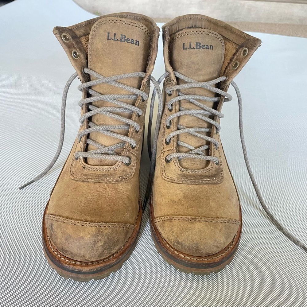 LL Bean 1912’s Leather Boots Rugged Heavy Duty Men’s Size 7W